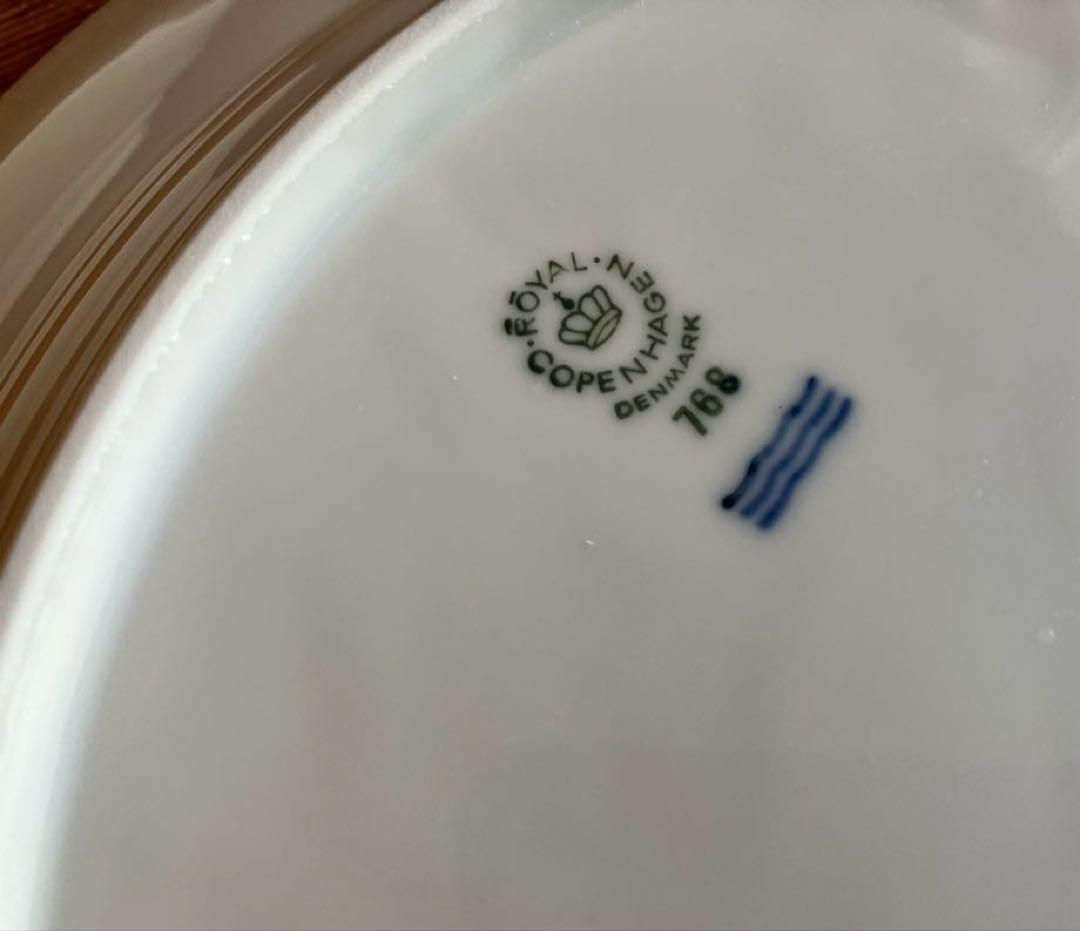 ロイヤルコペンハーゲン　ホワイトフルーテッドハーフレース27ディナープレート×5