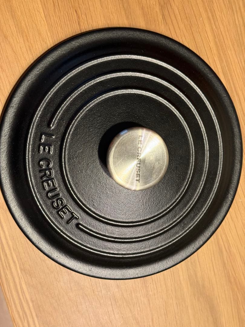 ル・クルーゼ　ココット・ロンド 20cm マットブラック 両手鍋