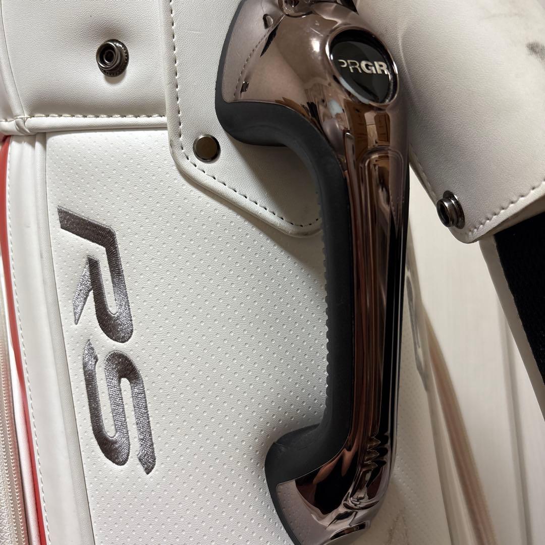 M348 PRGR プロギア YOKOHAMA RS キャディバッグ ホワイト