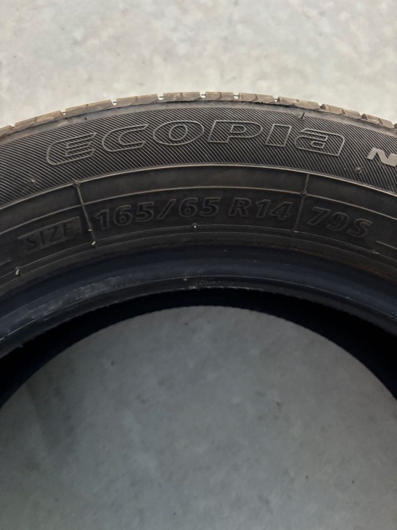ブリヂストン ECOPIA 165/65 R14 4本セット