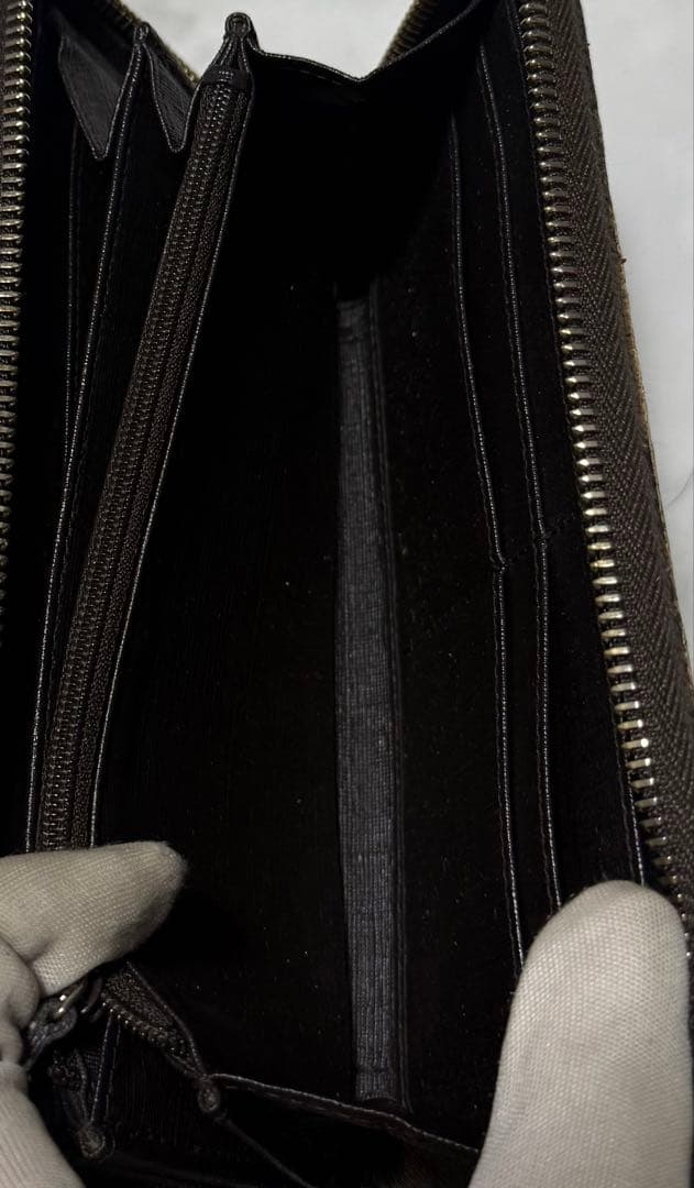 極美品✨ グッチ　GUCCI 長財布　GGスプリーム ラウンドファスナー