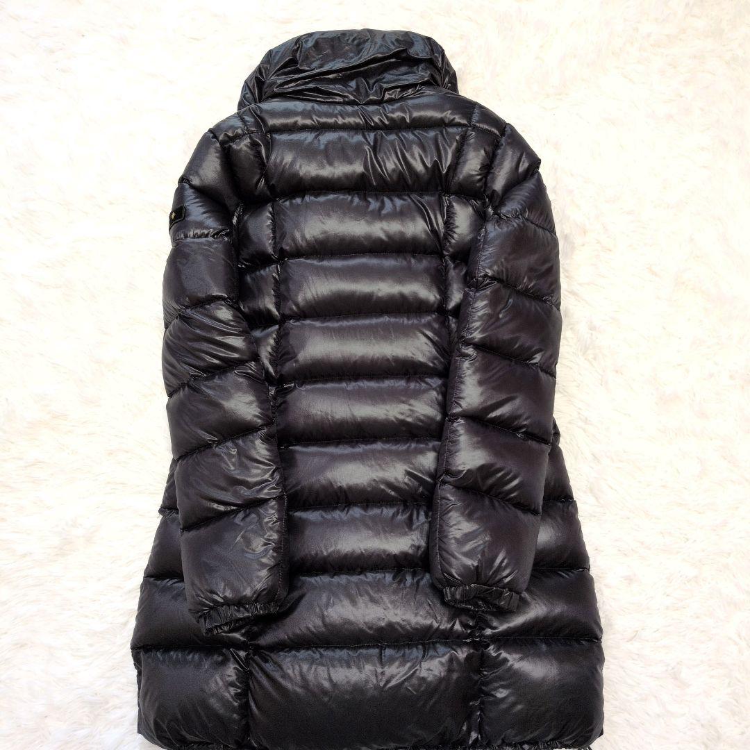 【美品】タトラス☆サイズ3　ダウンコート　ブラック　ショールカラー