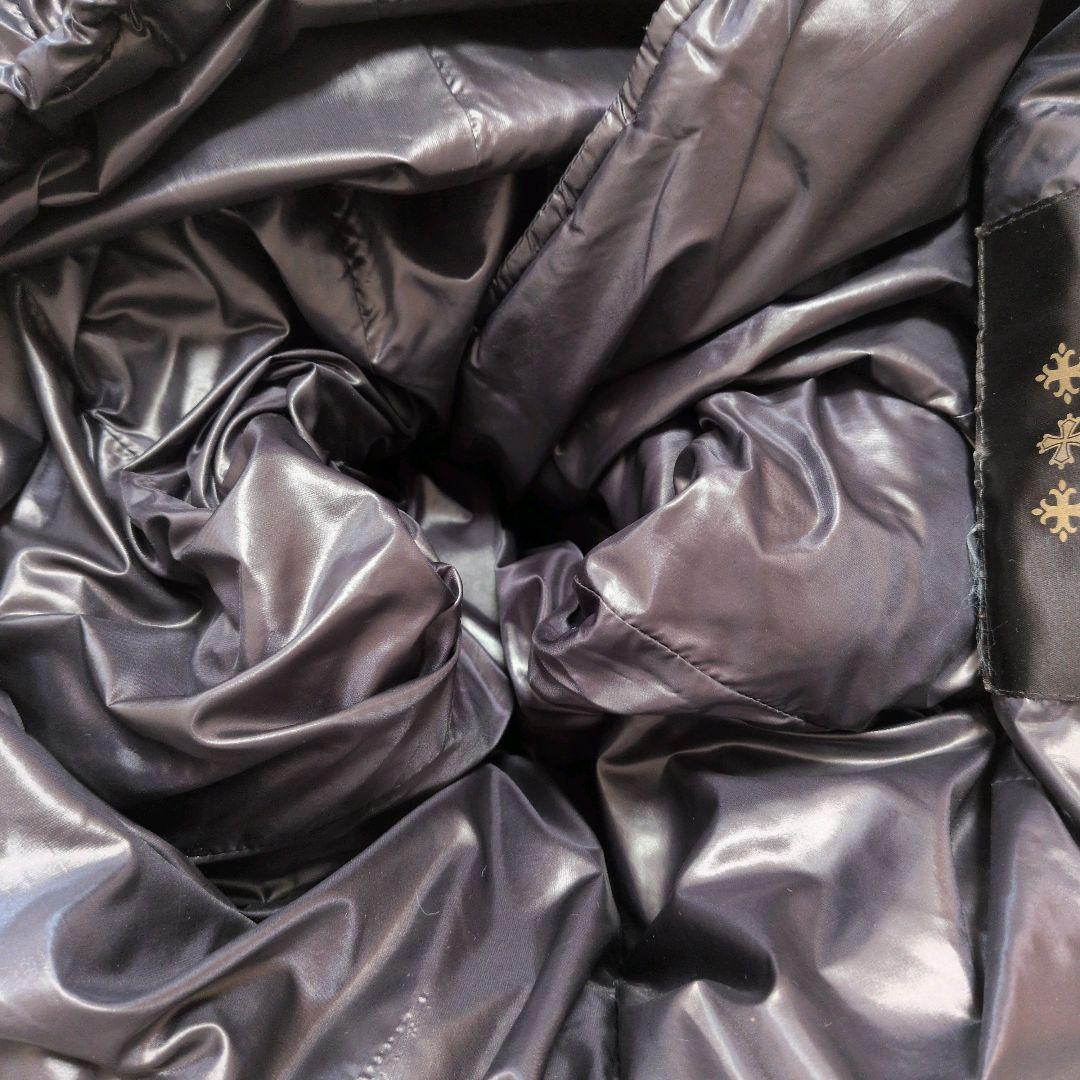 【美品】タトラス☆サイズ3　ダウンコート　ブラック　ショールカラー