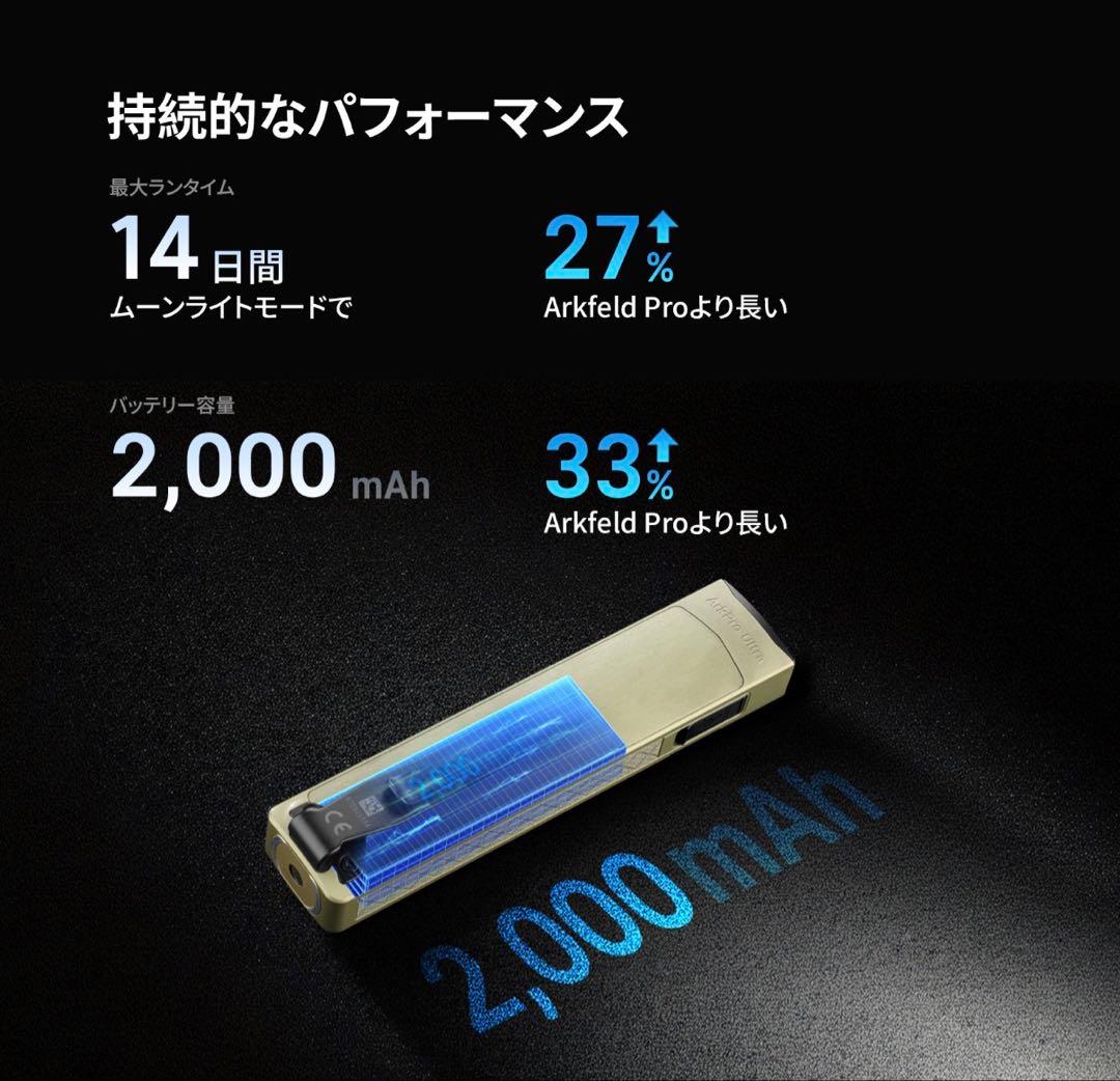 OLIGHT ArkPro Ultra ＋ 専用ホルスター
