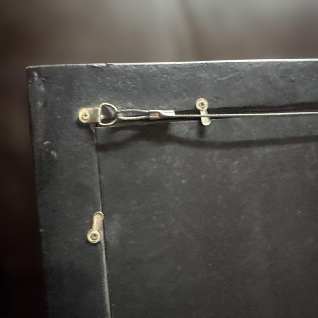 アンティーク　ダークブラウン装飾フォトフレーム