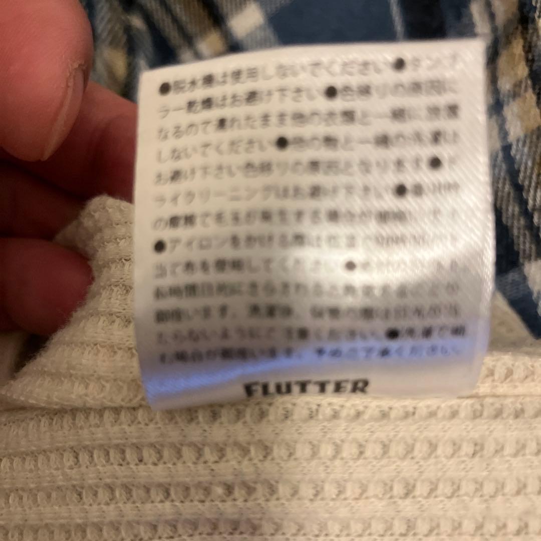 PANTYDROPPER x Flutter ネルシャツ