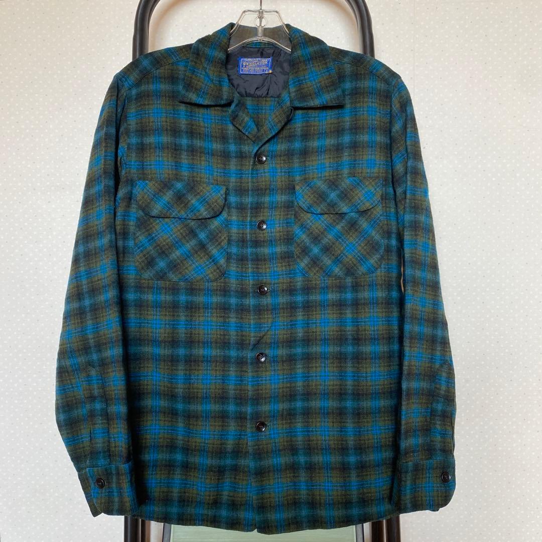 60s Pendleton ペンドルトン オンブレ シャドーチェック ウール