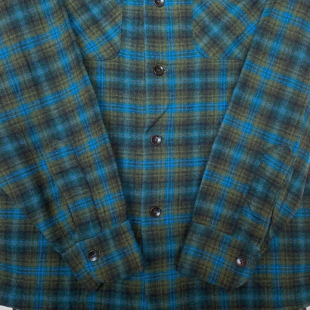 60s Pendleton ペンドルトン オンブレ シャドーチェック ウール