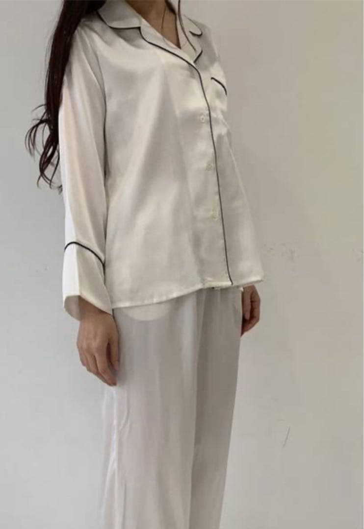 SLEEPY SLEEPY シルク100%パジャマ　長袖&ロングパンツセット