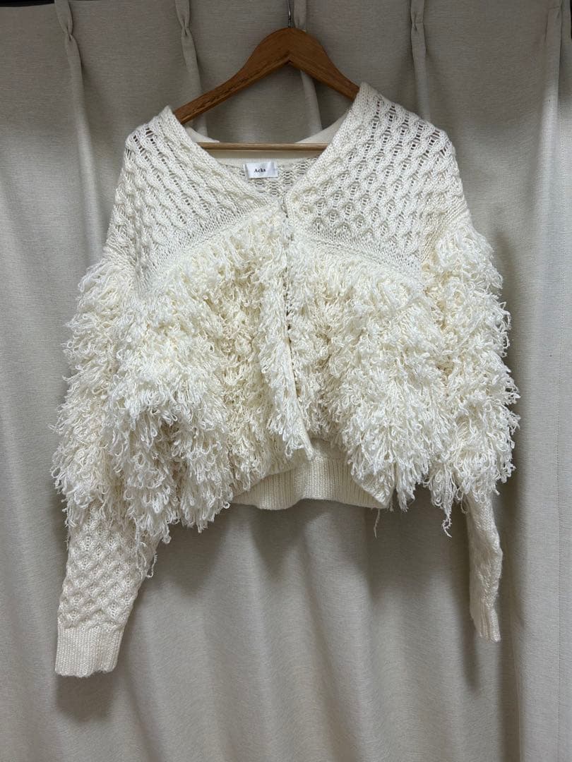 【Acka.】mix knit cardigan