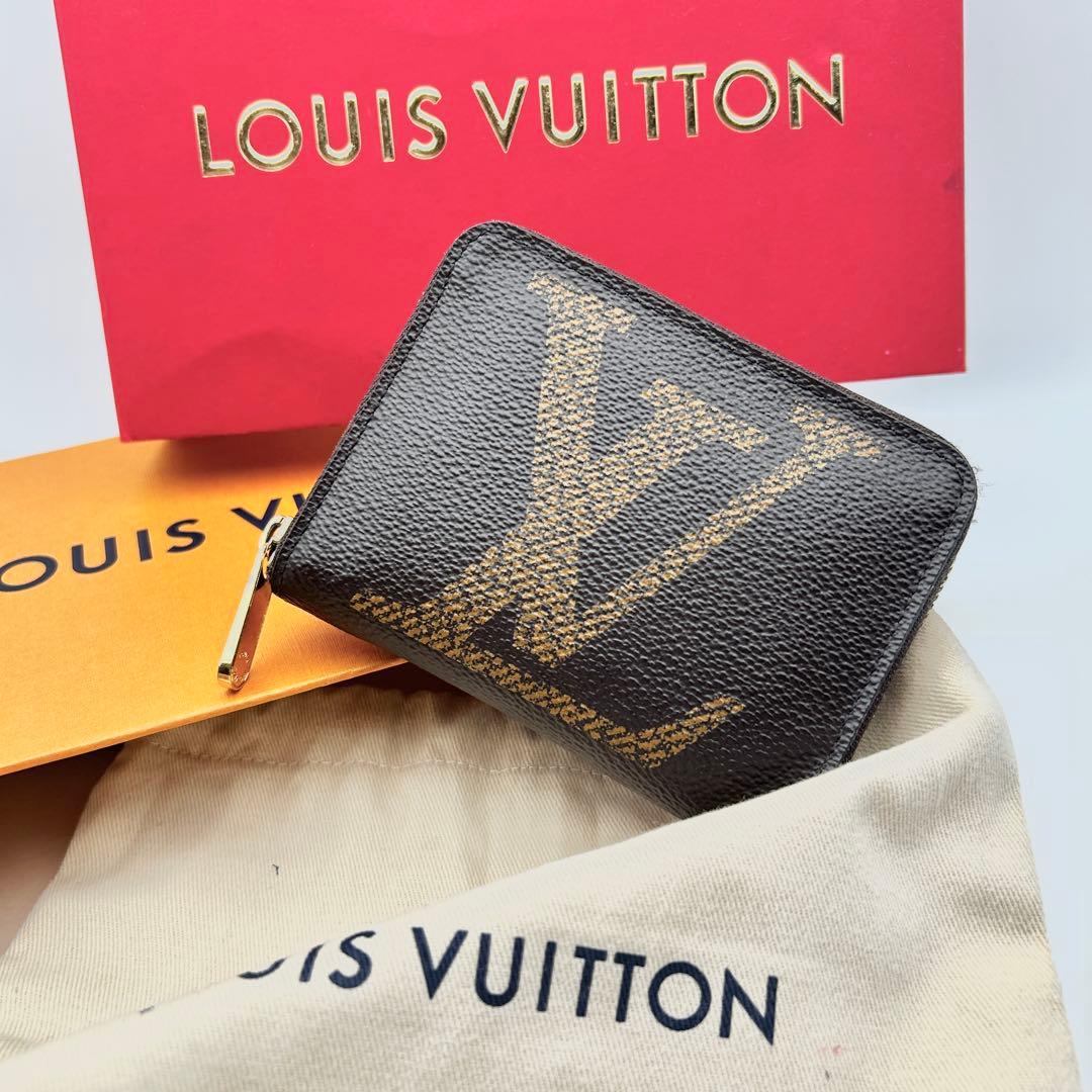 極美品ルイヴィトン ジッピーパース モノグラム ジャイアント M69354