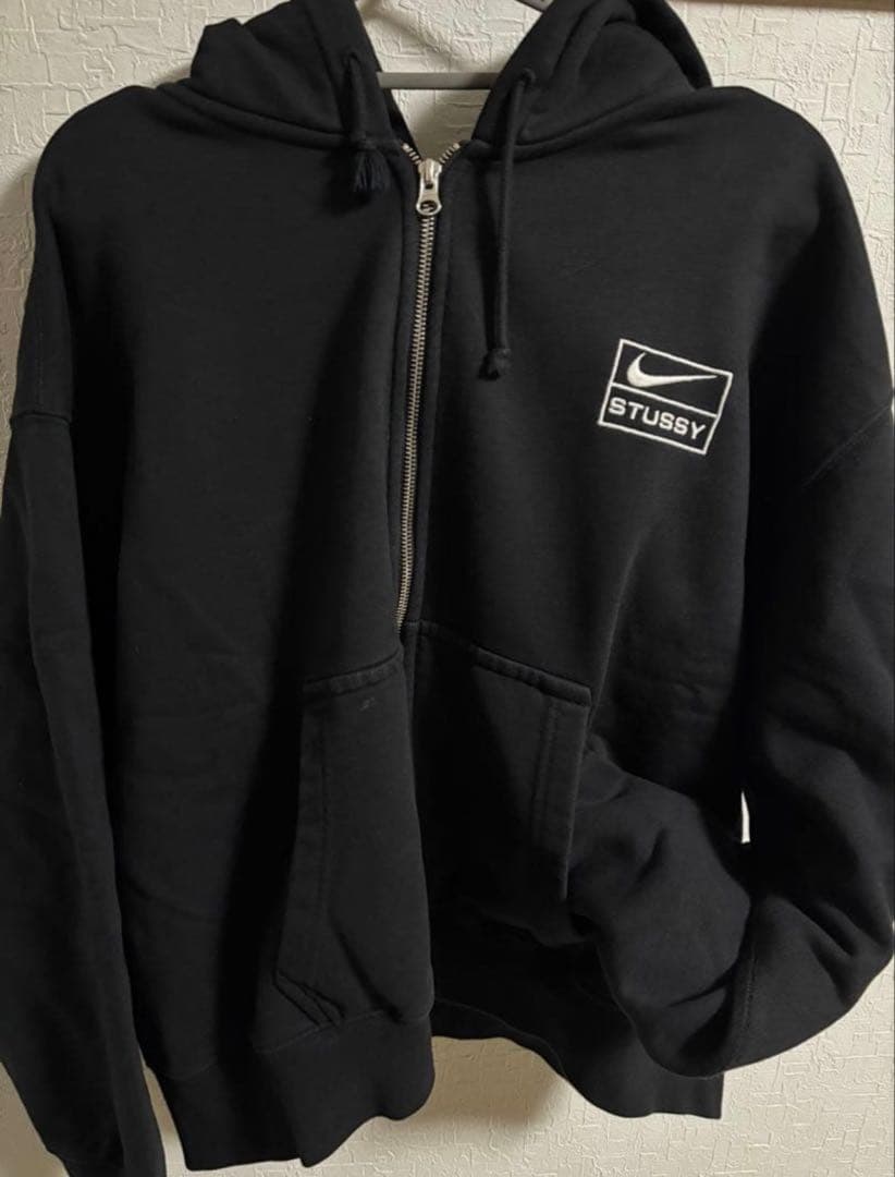 Nike x Stussy ブラック パーカー