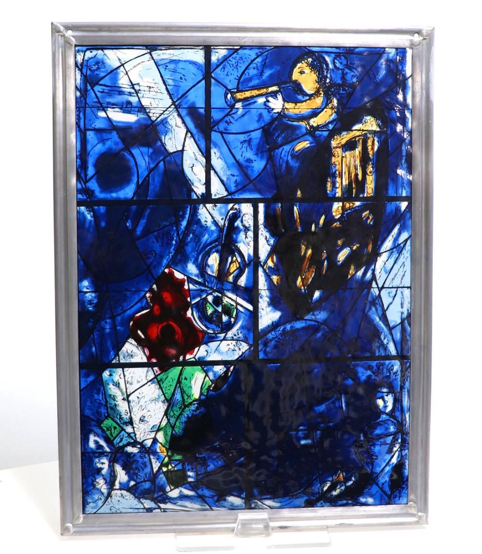 マルク・シャガール 大型ヴィンテージ ステンドグラス アメリカウィンドウズ2/4