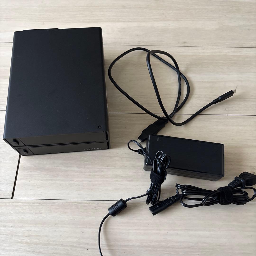 【美品】センチュリー 裸族のテラスハウス RAID USB3.2 Gen2