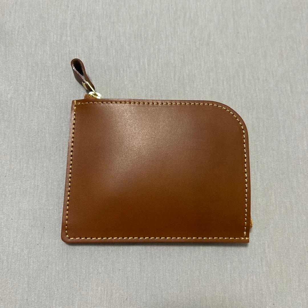 土屋鞄　ナチューラ ヌメ革Lファスナー