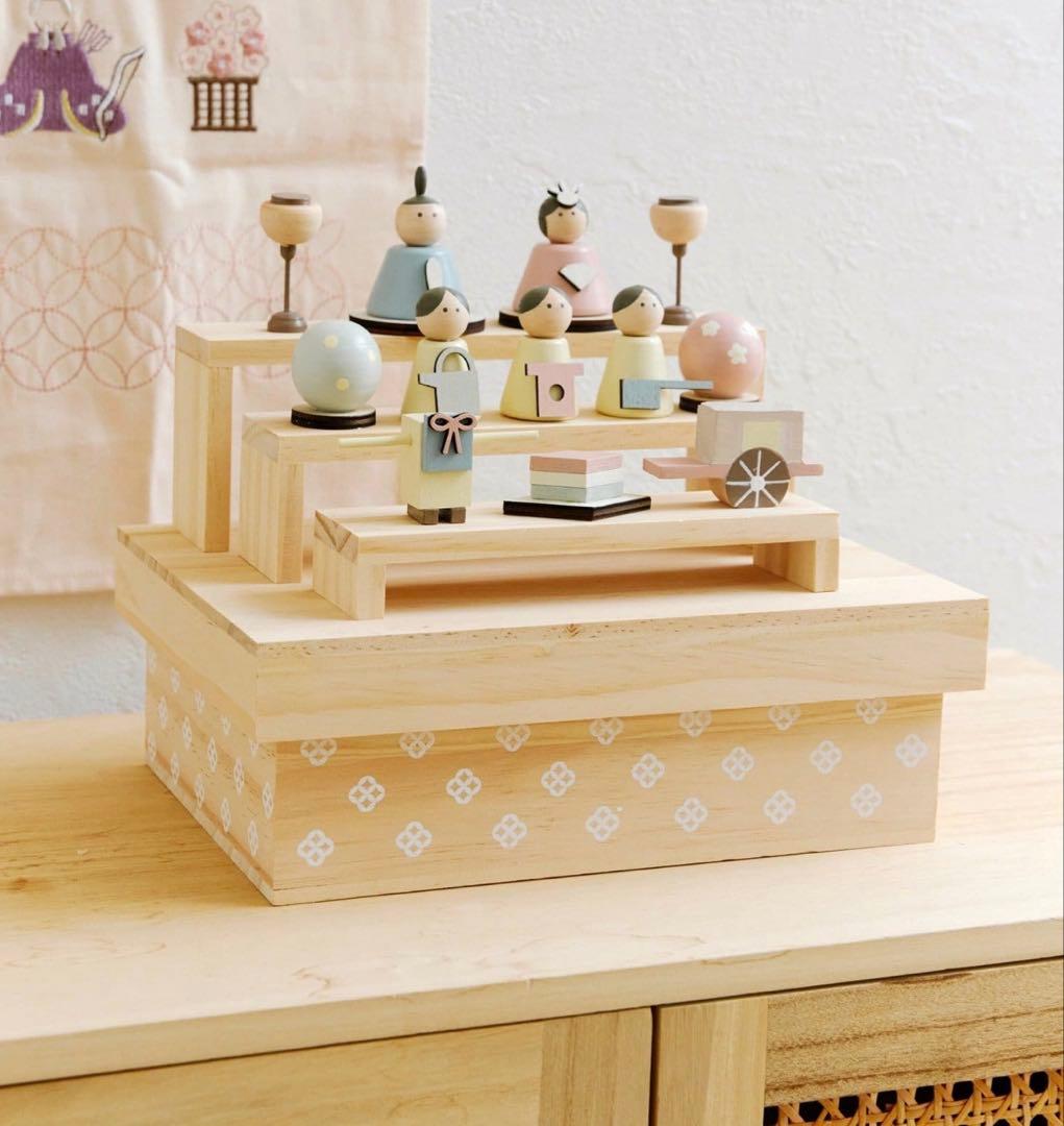 収納できる雛人形セット　salut! ひな祭り 初節句