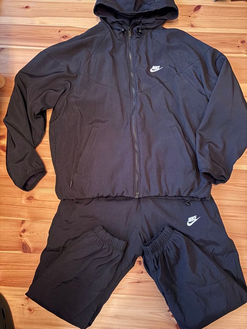 Nike ジャージ上下セット Lサイズ 黒