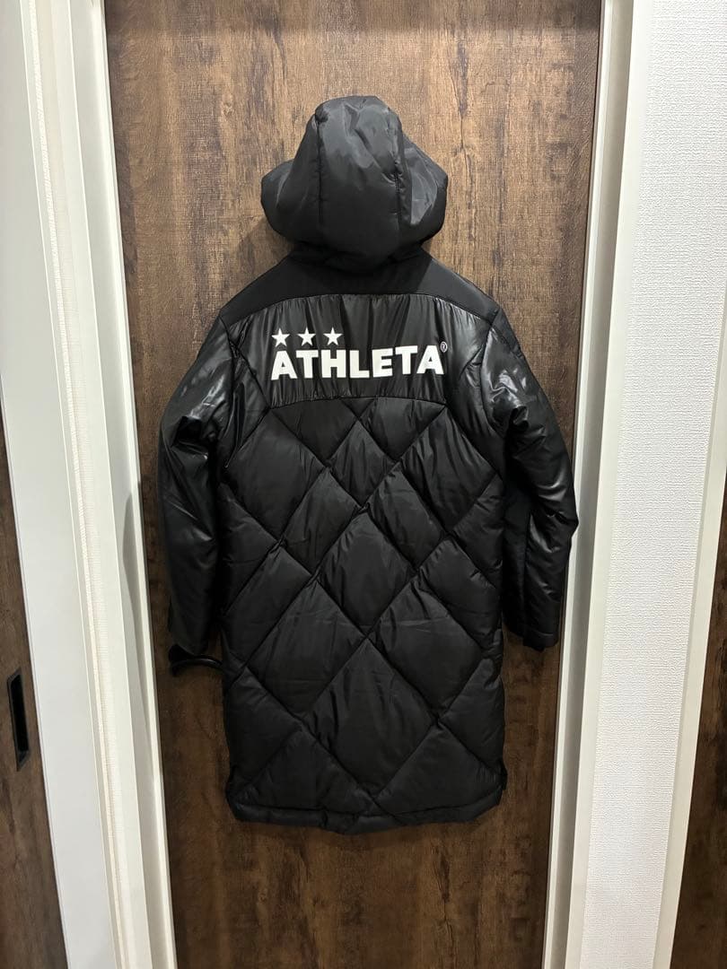 定価15,000円 アスレタ ベンチコート 140 ベンチダウン ダウンコート