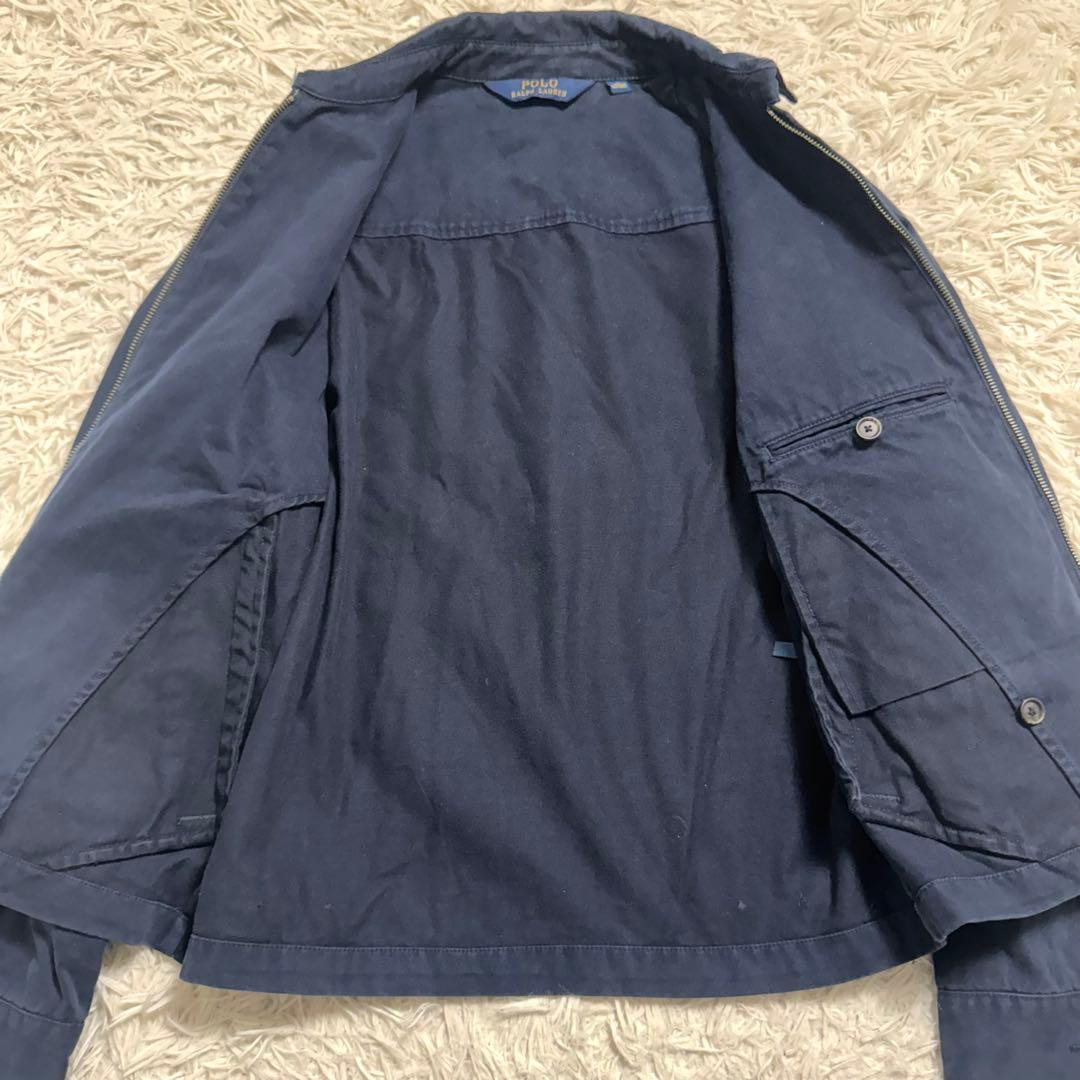 【定番】ポロラルフローレン　スイングトップ　赤ポニー　ネイビー　アメカジ　y2k