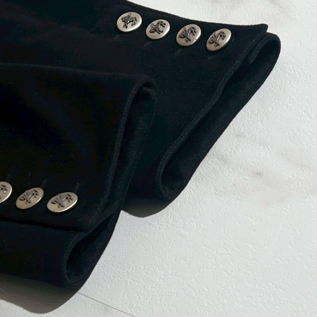 鑑定済・美品 エルメス カシミヤ100% ロングコート ナポレオンコート 40