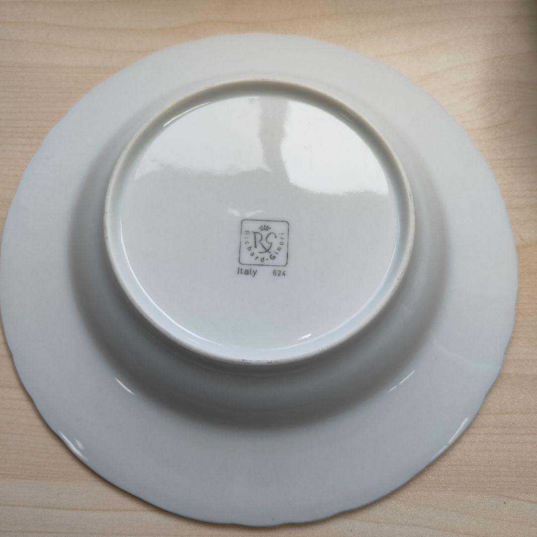 Richard Ginori ジノリ　スープ皿　金彩　プレート　深型　パスタ　皿