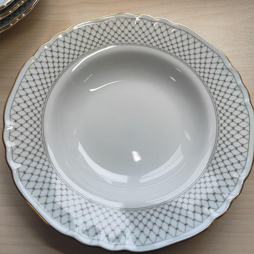 Richard Ginori ジノリ　スープ皿　金彩　プレート　深型　パスタ　皿
