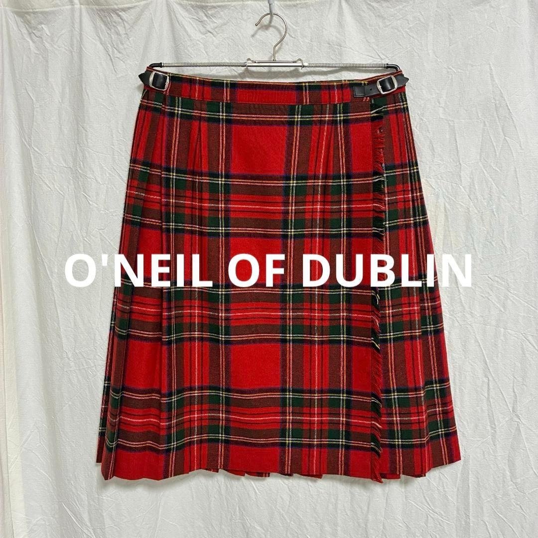 O'NEIL OF DUBLIN タータンチェック ロイヤルスチュアート レッド