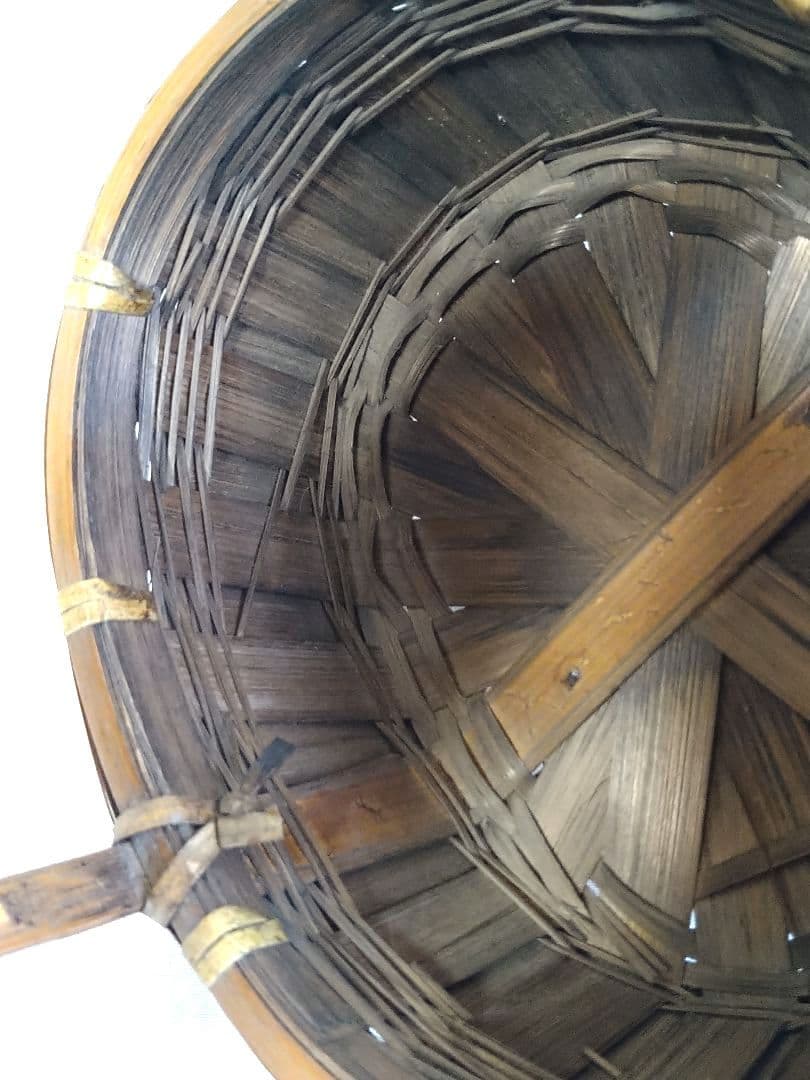 バスケット　編み籠　籠　インテリア雑貨　ガーデニング　アンティーク風　レトロ風