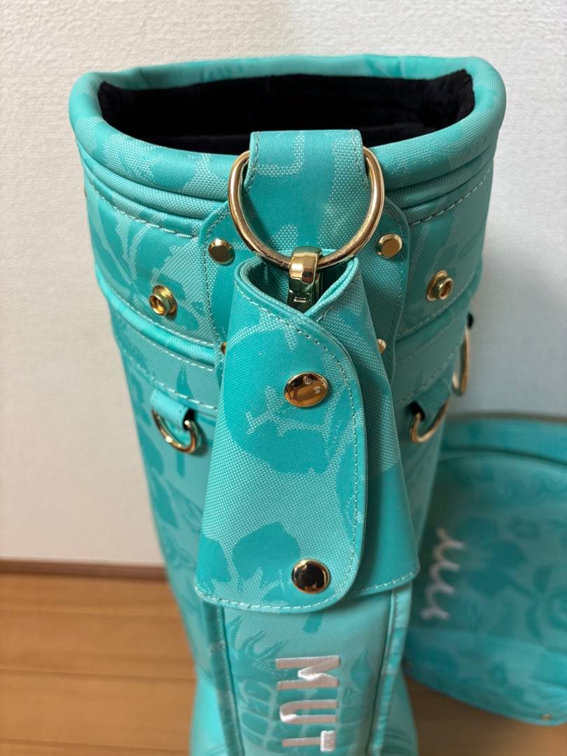 ムータマリン muta marine総柄ジャガード キャスター付きキャディバッグ