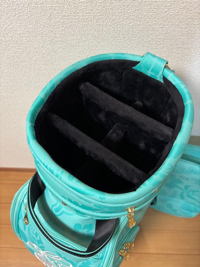 ムータマリン muta marine総柄ジャガード キャスター付きキャディバッグ