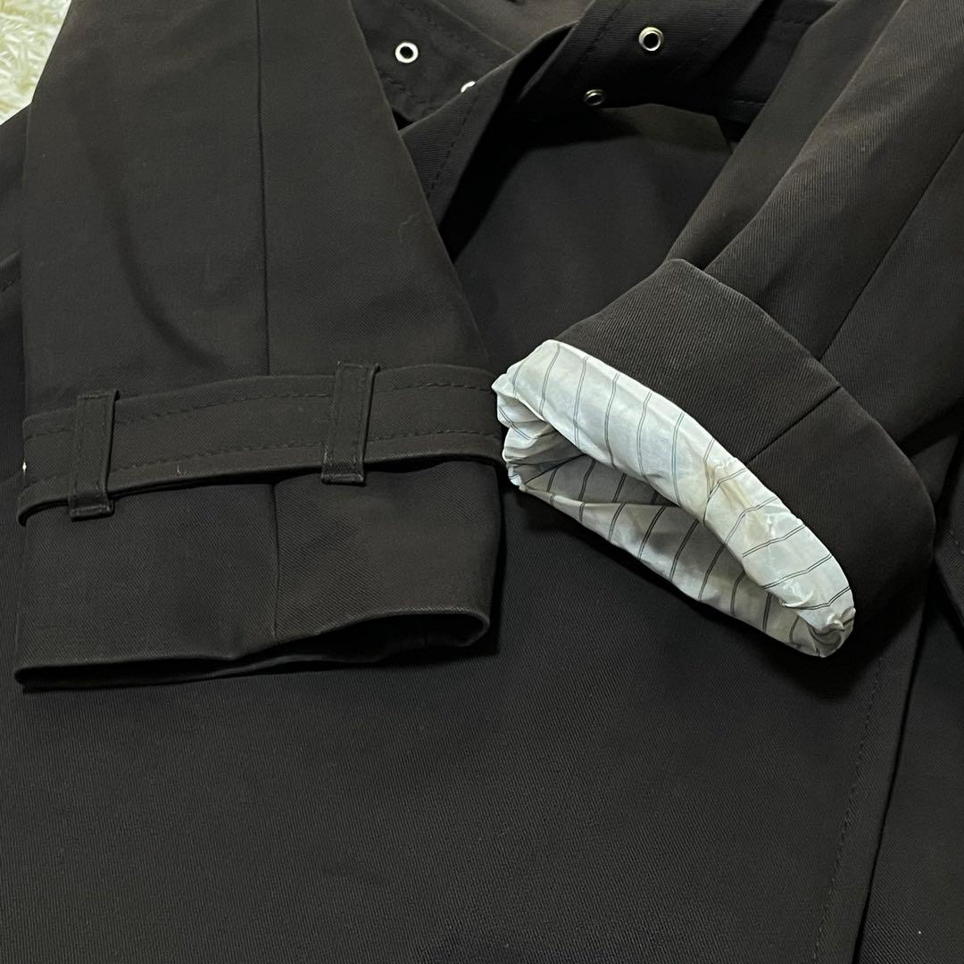 美品✨ マックスマーラ トレンチコート ダブル ダークブラウン コットン