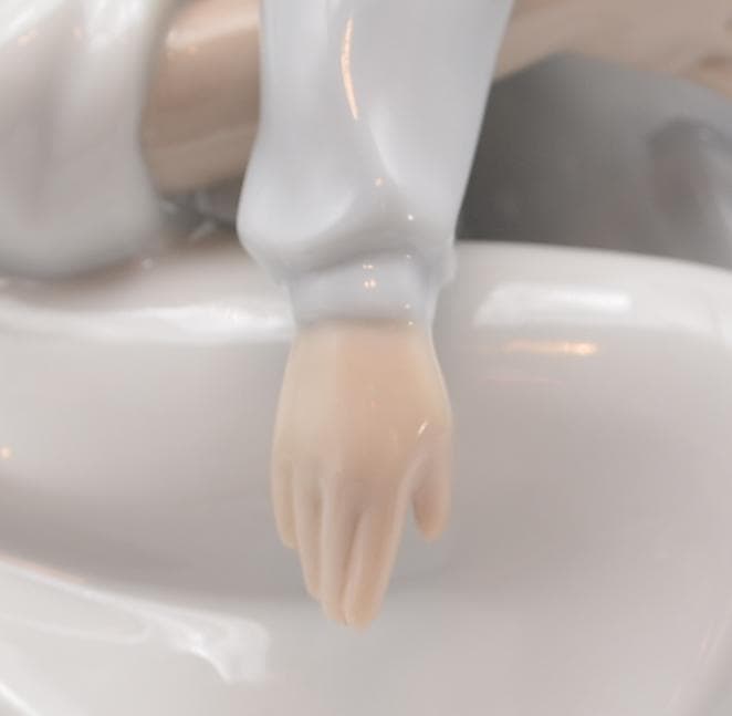 やさしさ　＃1527　★リヤドロ　スペイン　ポーセリン　光沢仕上げ　箱付き　絶版