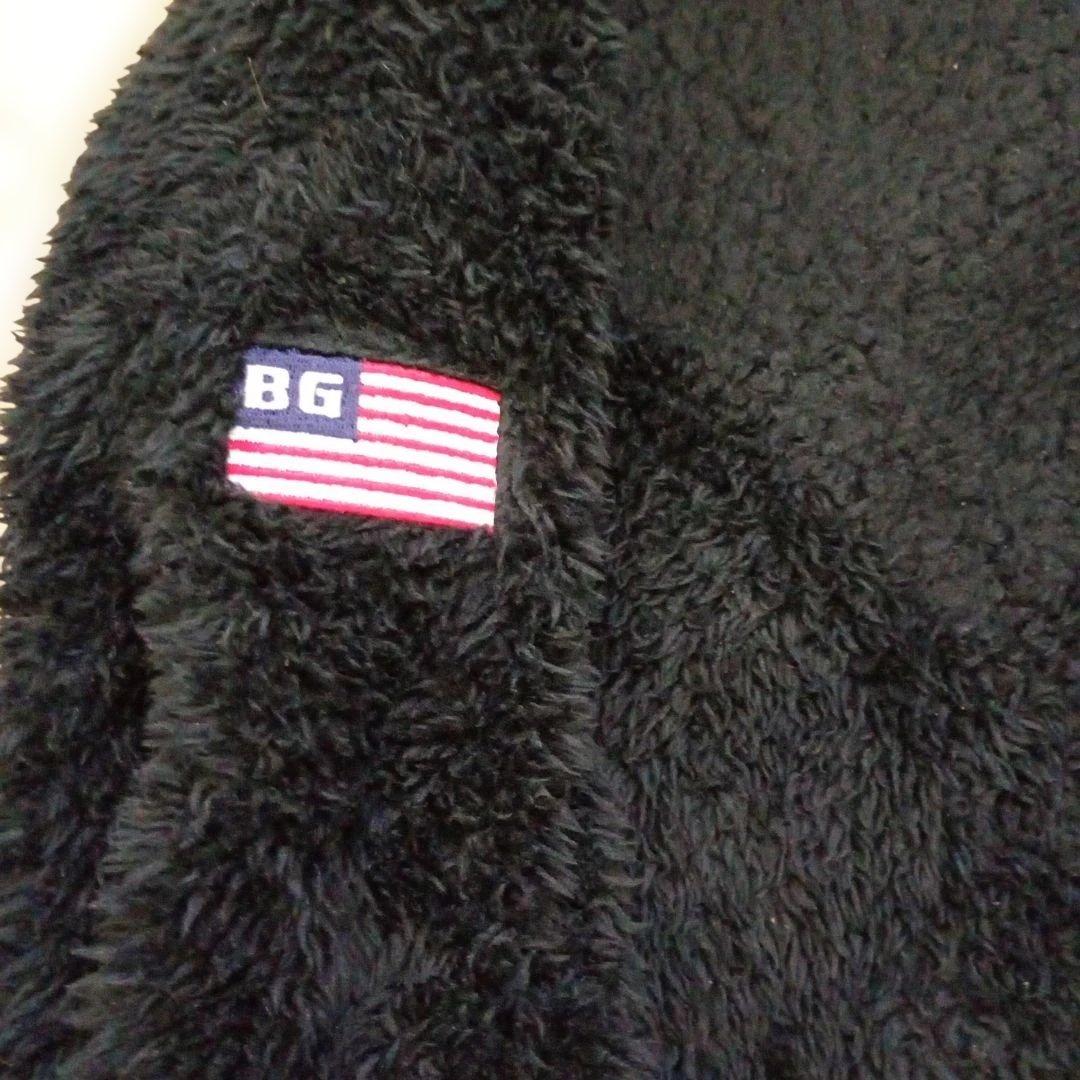 ブリーフィングメンズフリースブラックサイズL