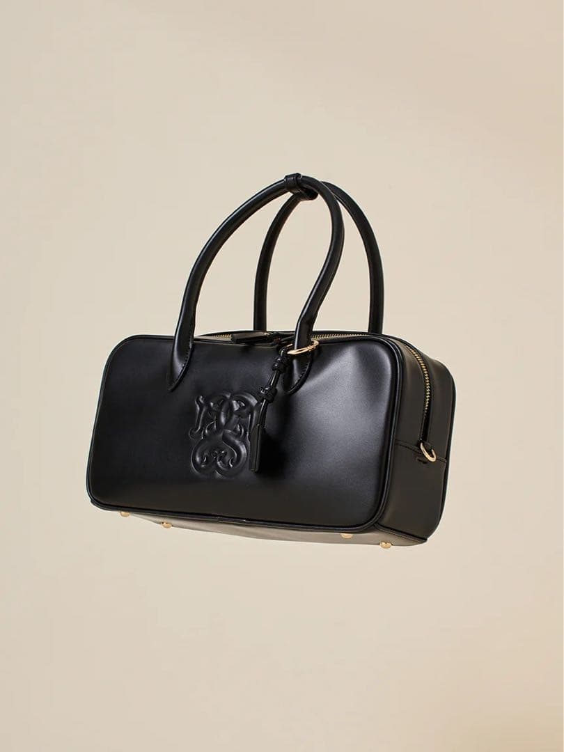 【SNIDEL】エンボスロゴボストンバッグ