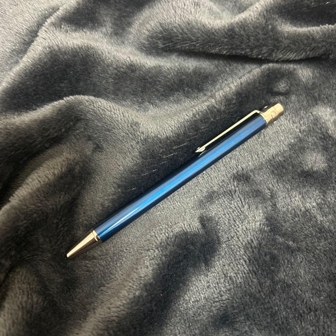 CARTIER カルティエ サントスドゥカルティエ ボールペン 青