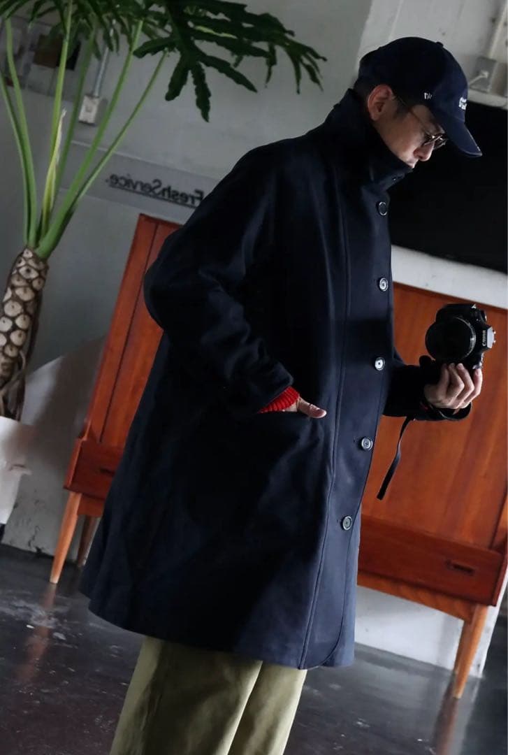 【a.presse/アプレッセ】Motorcycle Half Coat