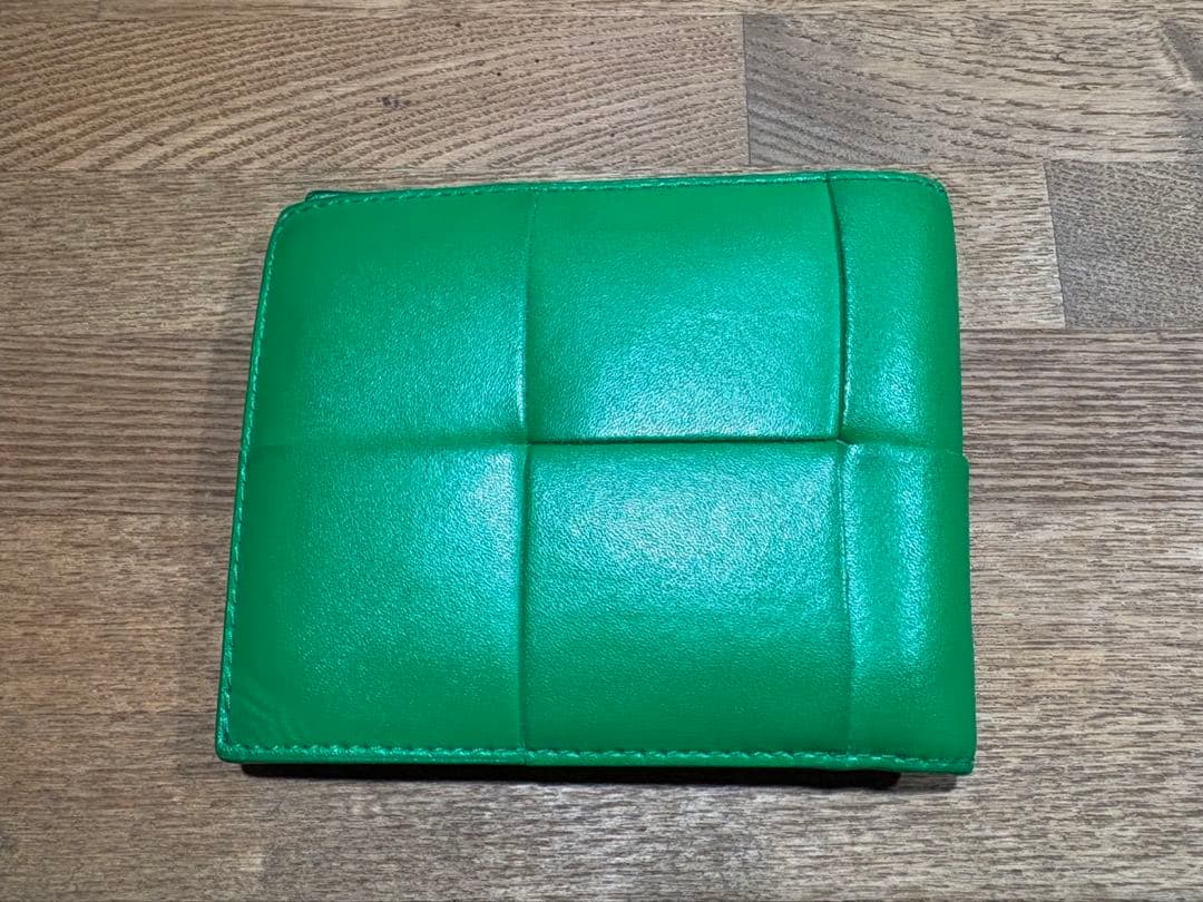 ボッテガヴィネタ カセット 財布 カードケース グリーン