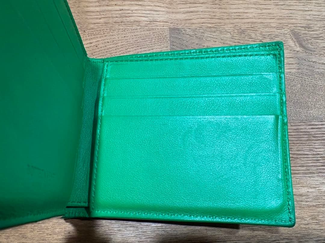 ボッテガヴィネタ カセット 財布 カードケース グリーン