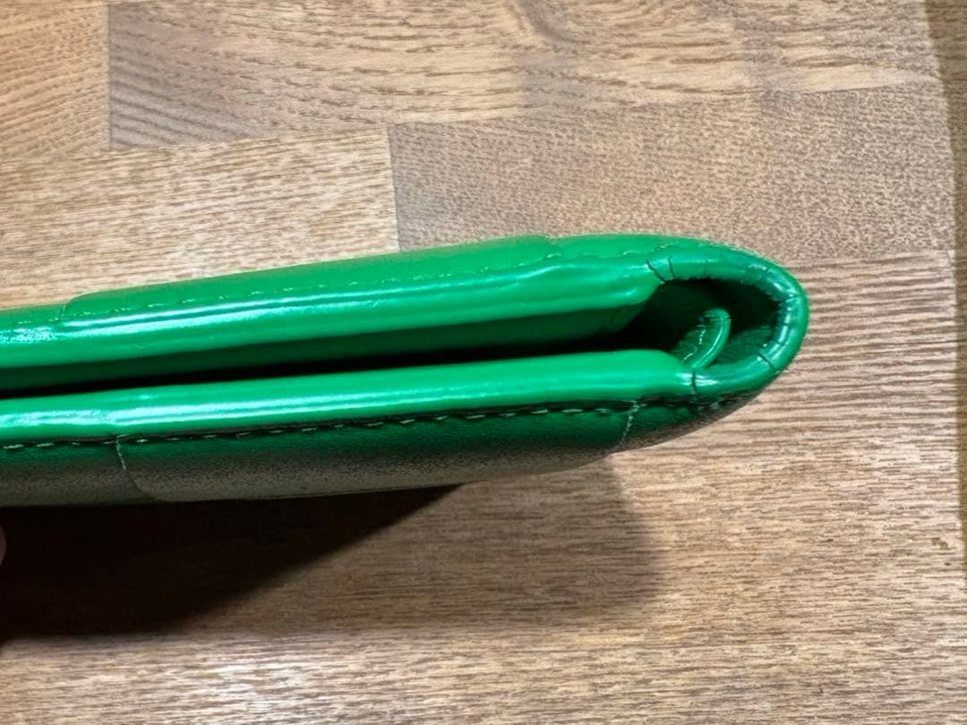 ボッテガヴィネタ カセット 財布 カードケース グリーン