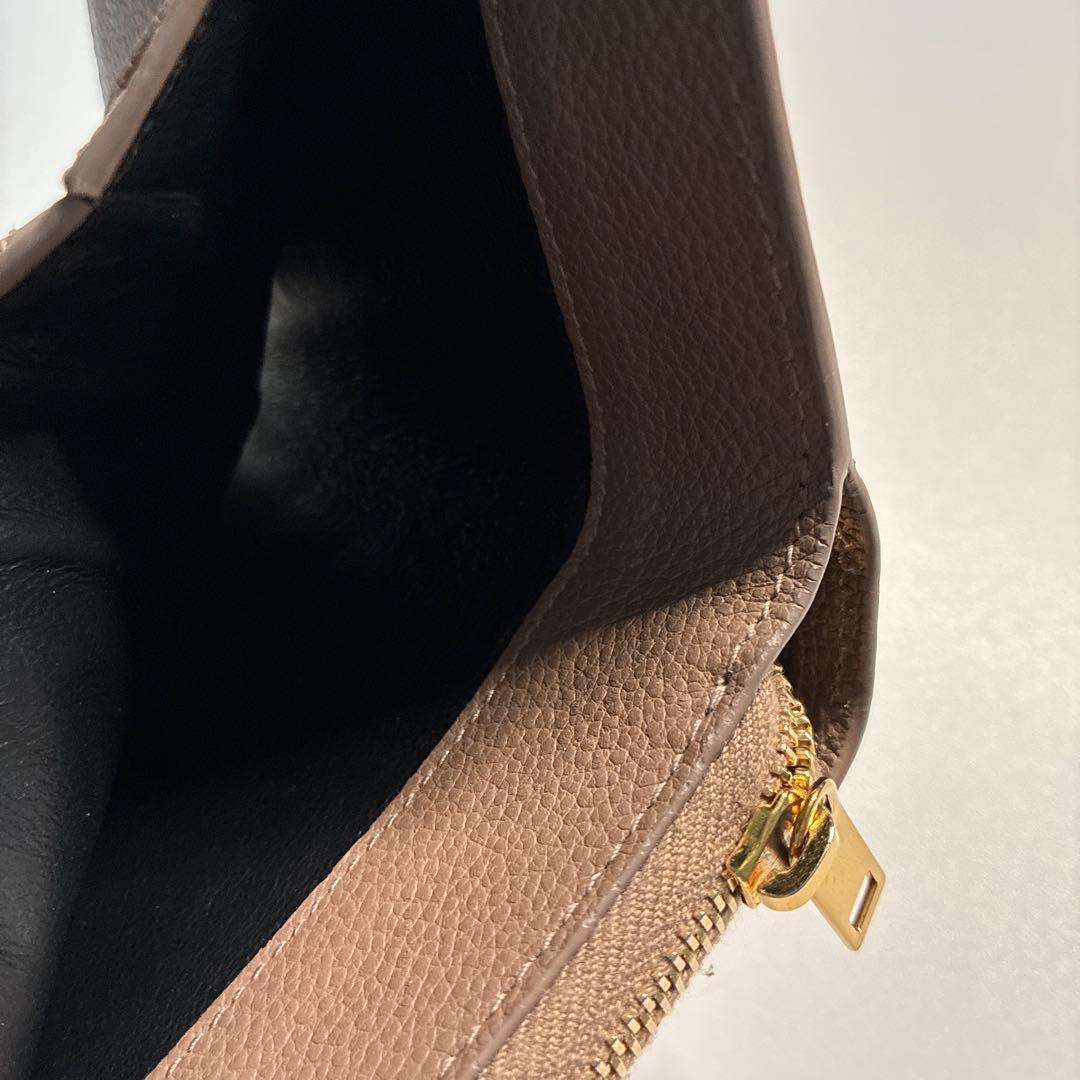 SAINT LAURENT 折りたたみ財布 グレージュ