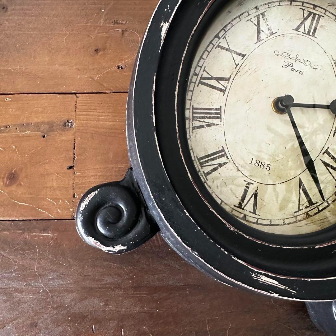 アンティーク風3点セット コンポート ケーキスタンド　置時計 キャンドルスタンド