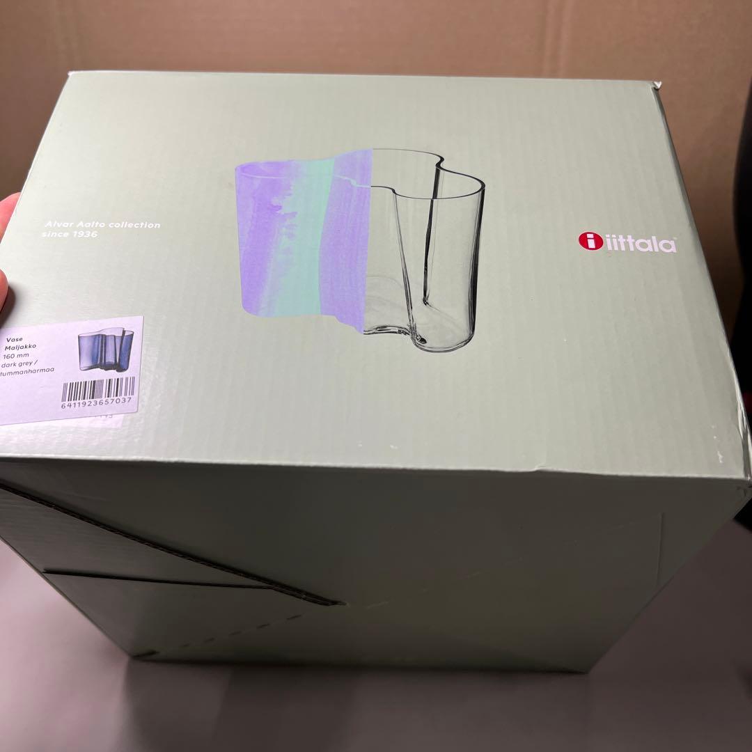 イッタラ アルヴァ・アアルト コレクション フラワーベース 花瓶 ダークグレー