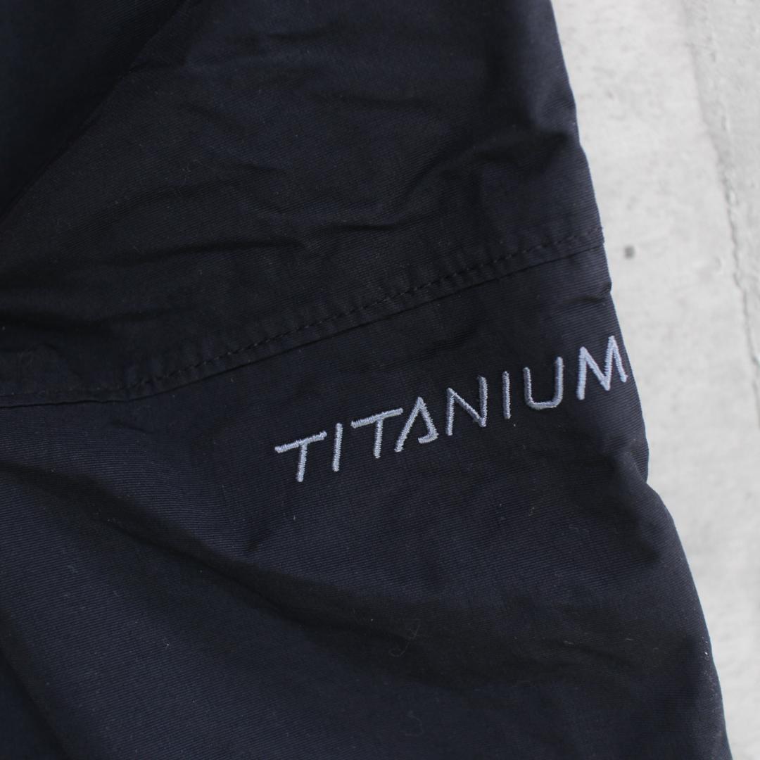 【超美品 超高機能】サスペンダー付 チタニウム【XL】コロンビア スノーパンツ