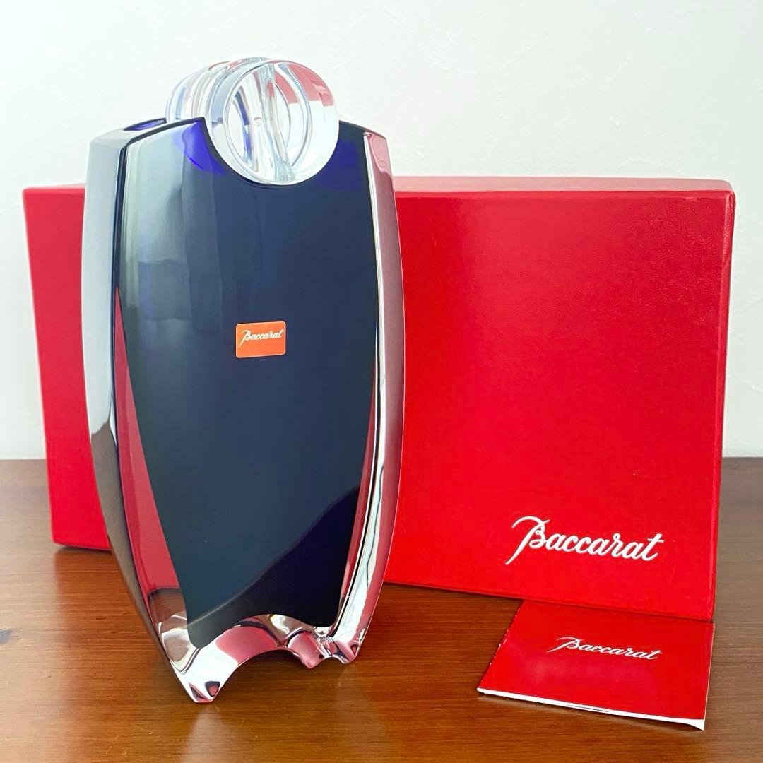 Baccarat バカラ オセアニア ブルー 花瓶 フラワーベース