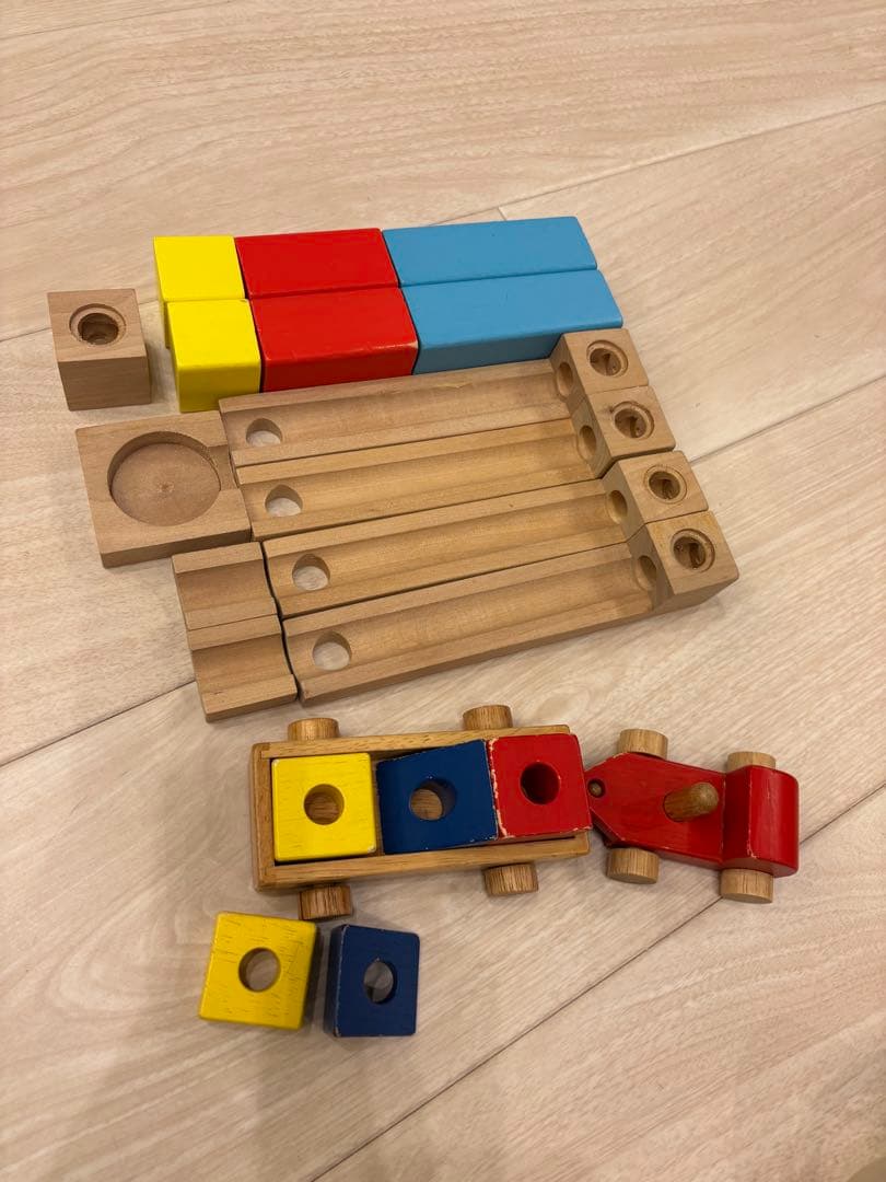 良品◼️木製 知育玩具セット　ボール