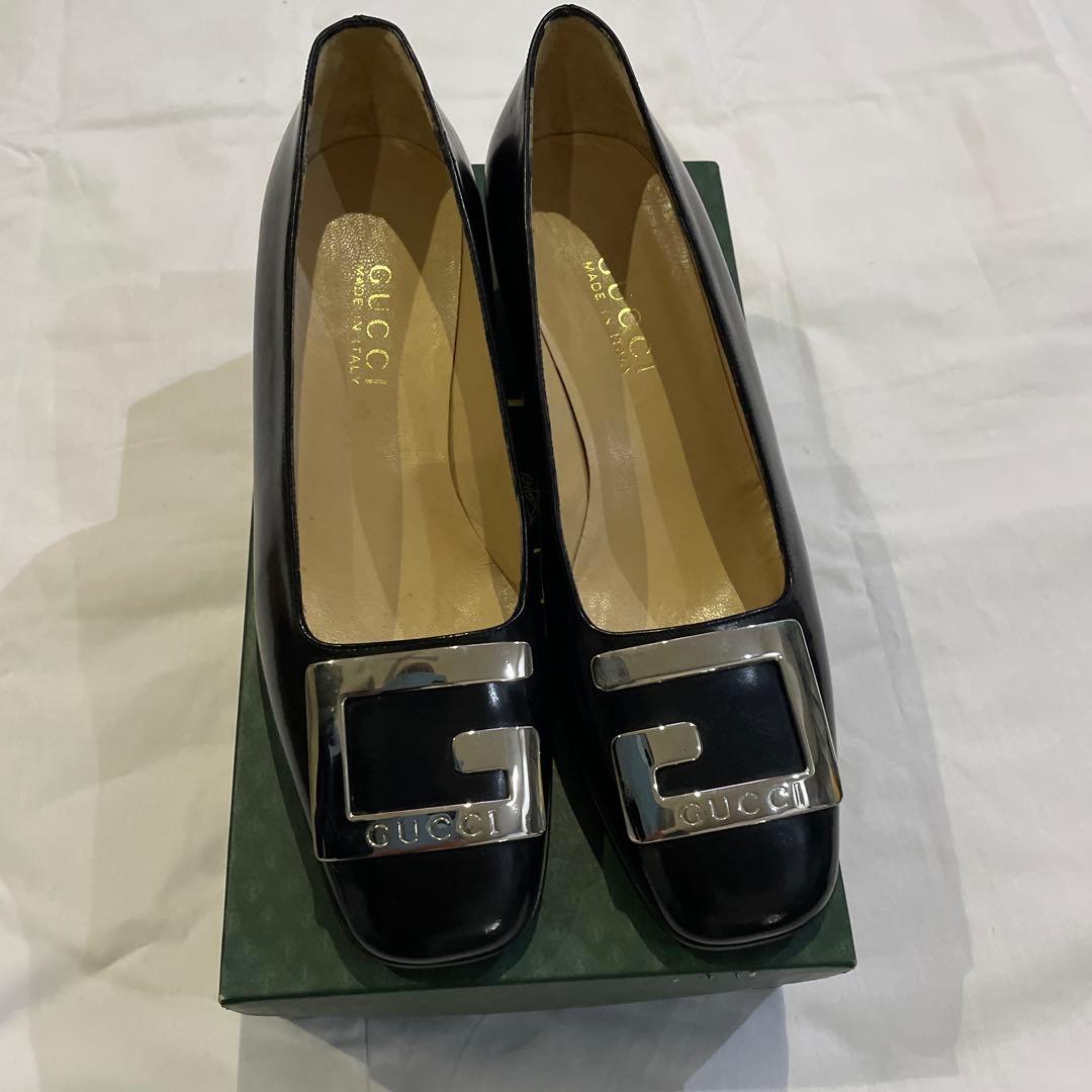 マウ　GUCCI パンプス　未使用品　サイズ24センチ 黒