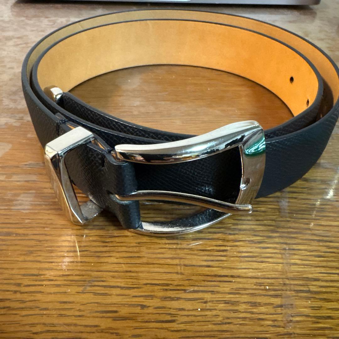 MB ULTIMATE FABRIC レザーベルト by HAAS Derby黒