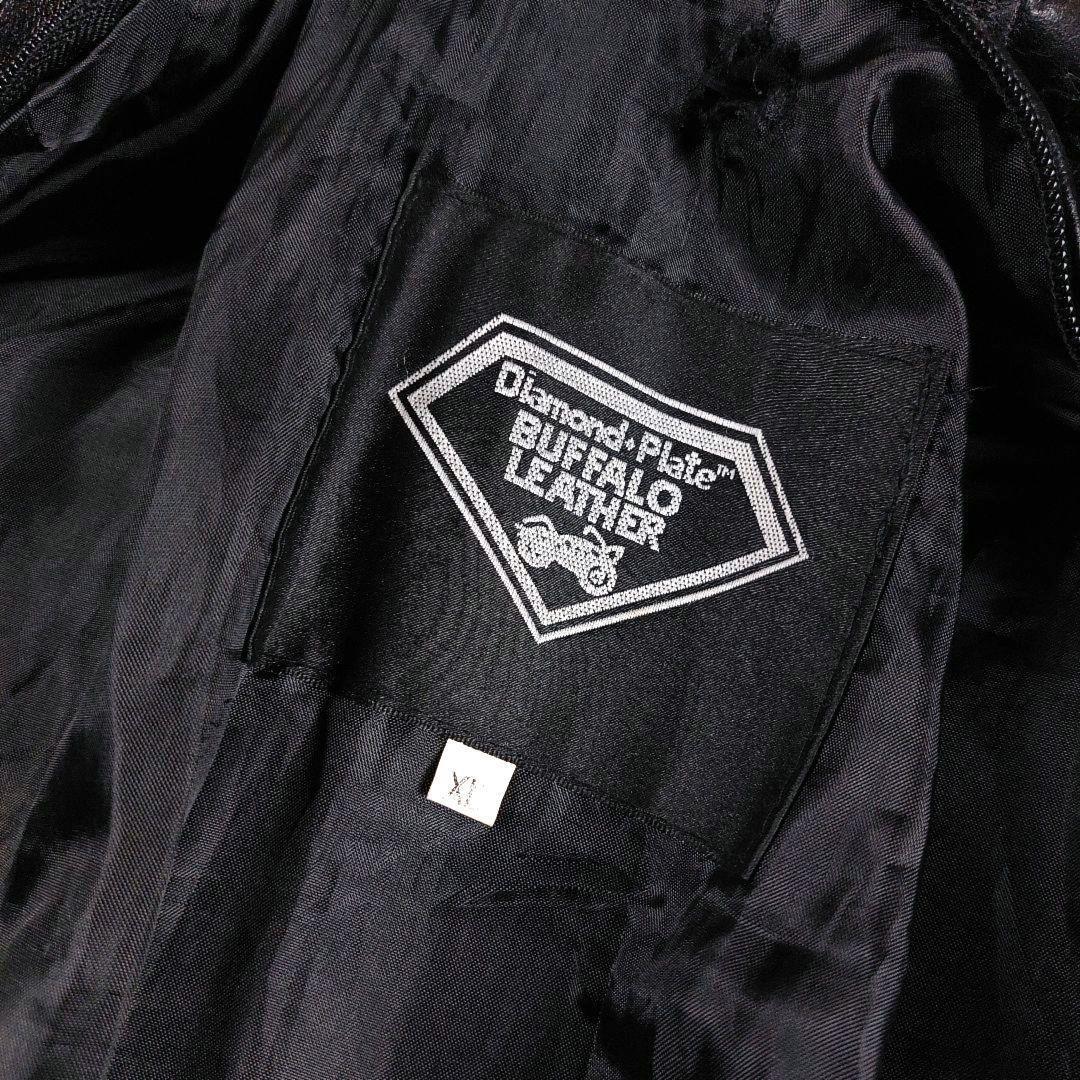 XL 短丈 ツギハギ y2k 90~00s アメジャン ダブルレザー ライダース