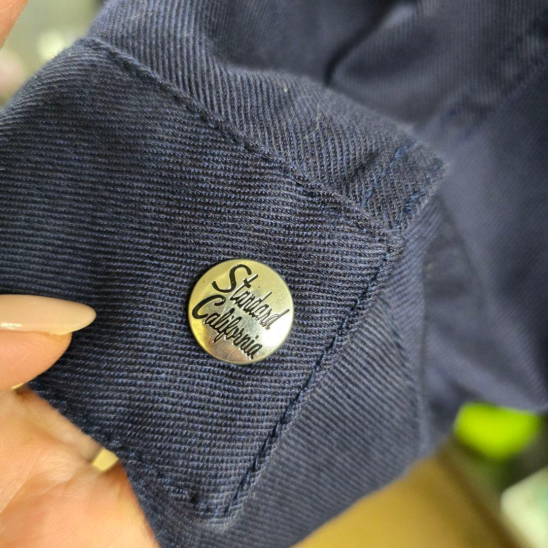 スタンダードカリフォルニア　ネイビー ワーク　ジャケット