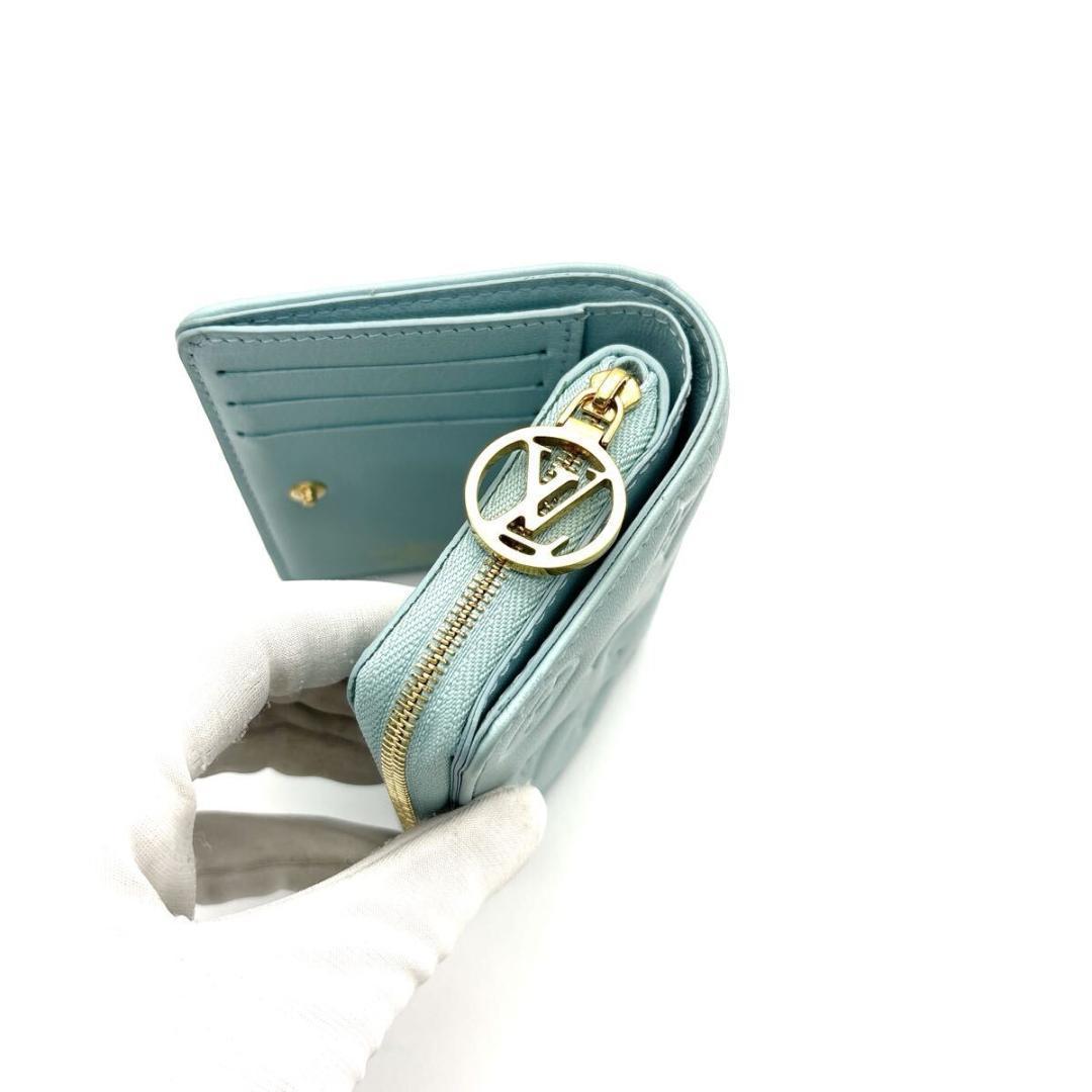 現行◆未使用級◆ルイヴィトン ポルトフォイユ ルー クッサン ブルー